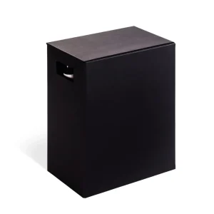 Tragverpackungen für Flaschen, aussen und Innen schwarz, Ligne Noire, 6 Flaschen
