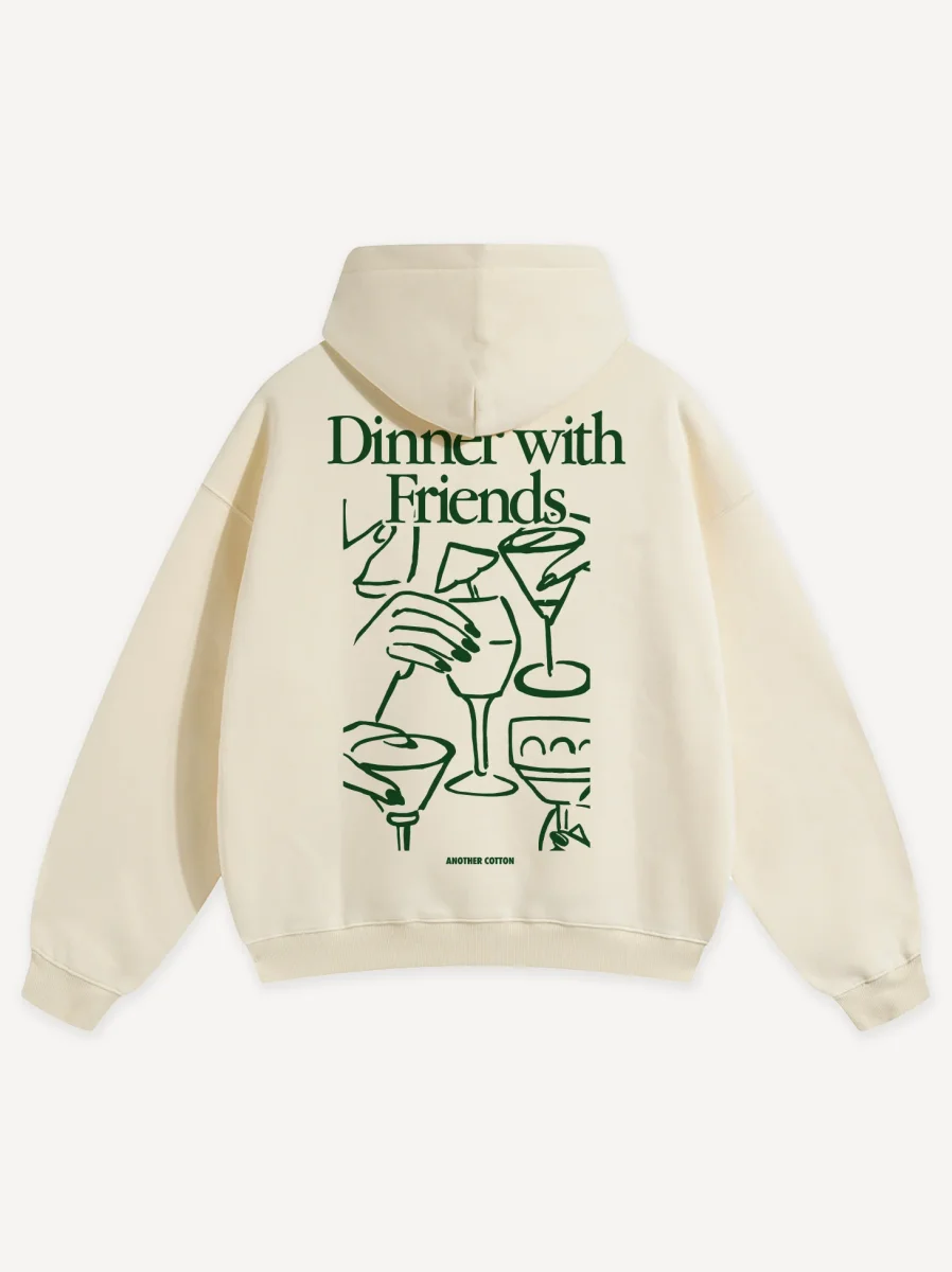 Dinner with Friends Oversized Hoodie – Bild 2